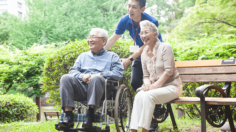利用者さんとご家族イメージ
